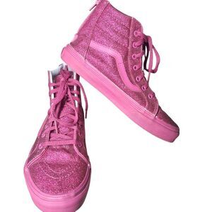 Vans Sk8-Hi Pink Glitter Sneakers – Youth 5 / Women’s 7
